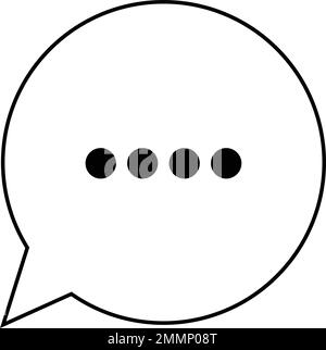 Kommentarsymbol Logo Rohteil-Vektorvorlage Stock Vektor