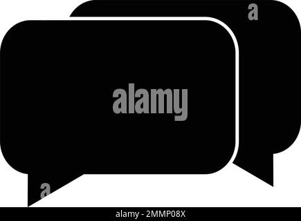 Kommentarsymbol Logo Rohteil-Vektorvorlage Stock Vektor
