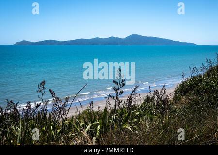 Kapiti Island, Queen Elizabeth Park, Paekakariki, Kapiti District, North Island, Neuseeland Stockfoto