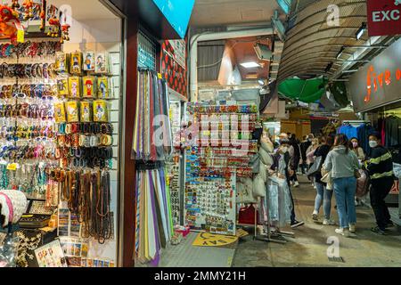 Hongkong - der überdachte Markt in Stanley Stockfoto