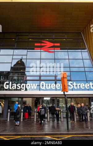 Großbritannien, Schottland, Glasgow, Queen Street Station Stockfoto