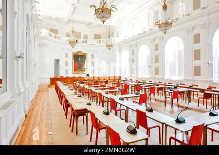 Frankreich, Pyrenäen Atlantiques, Bearn, Pau, Rathaus von Pau Stockfoto