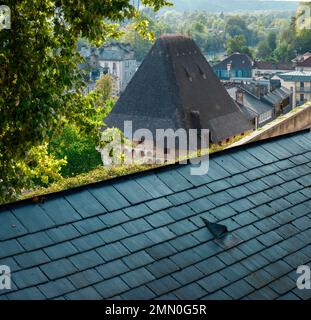 Frankreich, Pyrenäen Atlantiques, Bearn, Pau, Münzturm Stockfoto