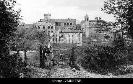 Roccagiovine, Monti Lucretili Stockfoto