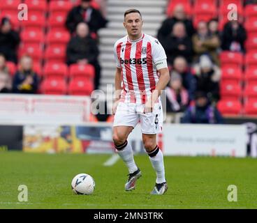 Stoke, Großbritannien. 29. Januar 2023. Phil Jagielka aus Stoke City während des FA-Cup-Spiels im Stadion bet365, Stoke. Der Bildausdruck sollte lauten: Andrew Yates/Sportimage Credit: Sportimage/Alamy Live News Stockfoto