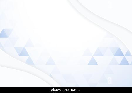 Geometrischer abstrakter Hintergrund, blauer Rand im modernen Design-Vektor Stock Vektor