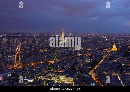 Frankreich, Paris, Panoramablick auf Paris vom Montparnasse Tower Photo © Fabio Mazzarella/Sintesi/Alamy Stock Photo Stockfoto