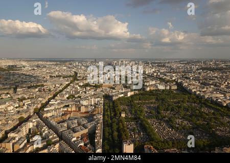 Frankreich, Paris, Panoramablick auf Paris vom Montparnasse Tower Photo © Fabio Mazzarella/Sintesi/Alamy Stock Photo Stockfoto