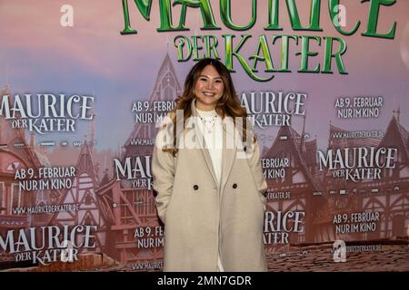 Nancy Barop bei der Premiere des Kinofilms 'Maurice der Kater' im Cinemaxx Dammtor. Hamburg, 29.01.2023 Stockfoto