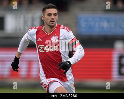 ROTTERDAM - Dusan Tadic von Ajax während des niederländischen Premier-League-Spiels zwischen sbv Excelsior und Ajax im Van Donge & De Roo Stadion am 29. Januar 2023 in Rotterdam, Niederlande. ANP GERRIT VAN COLOGNE Stockfoto