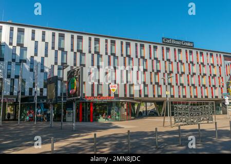 Carl Benz Center, Bad Cannstatt, Stuttgart, Baden-Württemberg, Süddeutschland, Europa Stockfoto