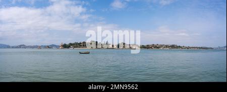 Panoramablick auf die insel gulangyu in xiamen Stockfoto