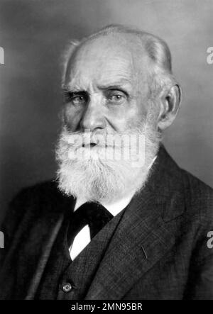 Ivan Pavlov. Porträt des russischen Psychologen Iwan Petrowitsch Pawlow (1849-1936) Stockfoto