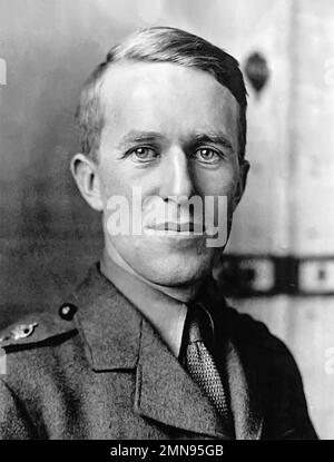 Lawrence von Arabien. Porträt von T. E. Lawrence (Thomas Edward Lawrence: 1888-1935) als Offizier der britischen Armee 1918 Stockfoto