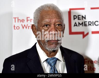 Actor Morgan Freeman attends the 2018 PEN Literary Gala at the American Museum of Natural History on Tuesday, May 22, 2018, in New York. (Photo by Evan Agostini/Invision/AP)