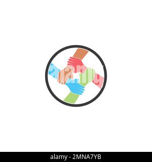 Hand Care Logo Vorlage Vektor Icon Business Stockfoto