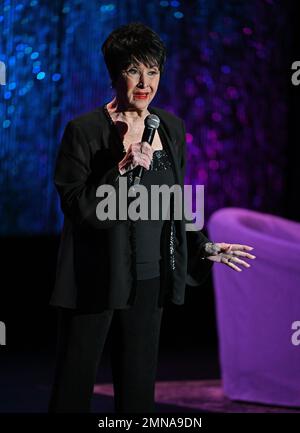 Fort Lauderdale, Florida, USA. 29. Januar 2023. Chita Rivera am 29. Januar 2023 im Parker in Fort Lauderdale, Florida, lockt Seth Rudetsky mit Musik und Konversation. Kredit: Mpi04/Media Punch/Alamy Live News Stockfoto