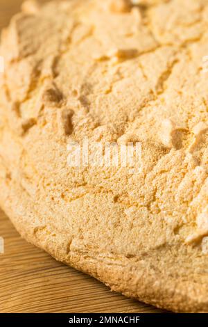 Trendiger hausgemachter Cloud Bread Snack mit Egg Whites Stockfoto