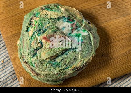 Trendiger hausgemachter Cloud Bread Snack mit Egg Whites Stockfoto