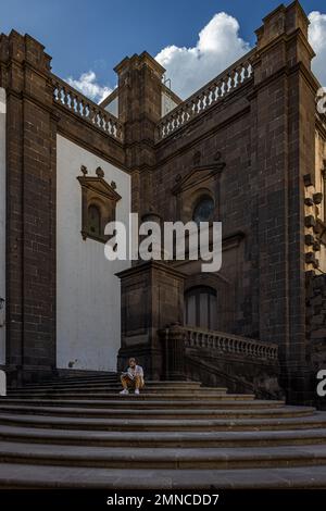 Santa Ana Kathedrale, Gran Canaria Stockfoto