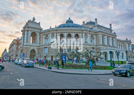 Odessa, Ukraine - 28. April 2019: Odessa Opera and Ballet Theater Stockfoto