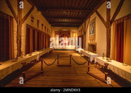 Bild von Tim Cuff. 9. Dez. 2022 - 10. Jan. 2023. Das Innere von Dover Castle, Kent, England Stockfoto