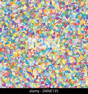 Niedriger Hintergrund für Polyskizzen. Erstaunliches quadratisches Muster. Fesselnder abstrakter Hintergrund. Vektordarstellung. Stock Vektor