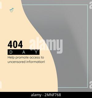 Zusammensetzung der Hilfe fördert den Zugang zu unzensiertem Informationstext auf grauem Hintergrund Stockfoto
