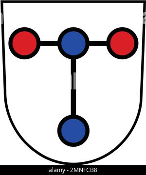 Wappen von TROISDORF, DEUTSCHLAND Stock Vektor