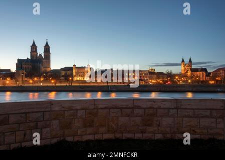 Magdeburger Dom, Frauenkloster, Magdeburg, Sachsen-Anhalt, Deutschland Stockfoto