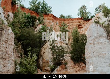 Im Providence Canyon Stockfoto