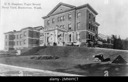 USA Krankenhaus, Puget Sound, Navy Yard, Bremerton, Washington. [Marinekrankenhaus Bremerton] ca. 1913 Stockfoto