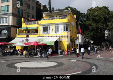 Blick auf Stanley Main Street, Südseite der Hong Kong Island 23. Januar 2023 Stockfoto