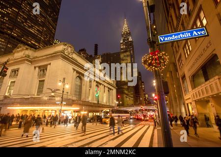 Bild von Tim Cuff. 9. Dez. 2022 - 10. Jan. 2023. Grand Central Station Stockfoto