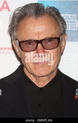 Harvey Keitel nimmt am 28. April 2010 am BMCC/Tribeca Performing Arts Center in New York City an der Premiere des Tribeca Film Festivals „Ondine“ Teil. Foto: Henry McGee/MediaPunch Stockfoto