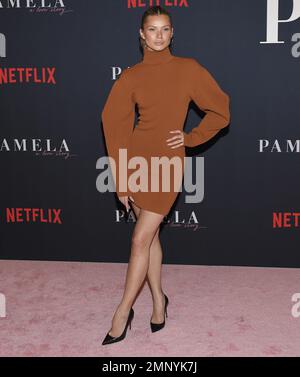 Josie Canseco trifft am 30. Januar 2023 im Netflix Documentary PAMELA ein, Eine LIEBESGESCHICHTE Weltpremiere im TUDUM Theater in Hollywood, Kalifornien. (Foto: Sthanlee B. Mirador/Sipa USA) Stockfoto