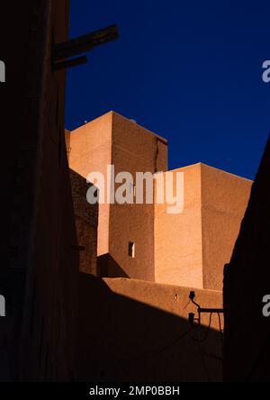 Alte Häuser in Ksar El Atteuf, Nordafrika, Ghardaia, Algerien Stockfoto