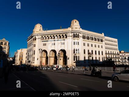 Das maurische Gebäude Grande Poste, Nordafrika, Algier, Algerien Stockfoto