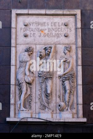 Nymphes de la Fontaine des Innocents in der Jules Renard Schule, Nordafrika, Oran, Algerien Stockfoto