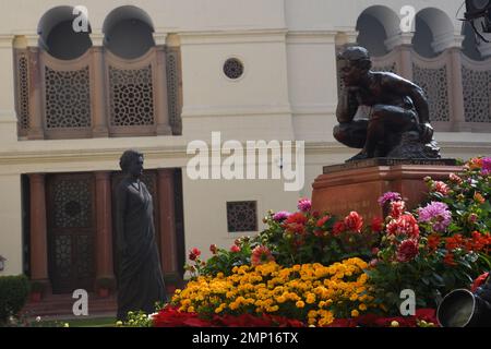 Neu-Delhi, Neu-Delhi, Indien. 31. Januar 2023. Flowers Blooming am Eröffnungstag der Haushaltssitzung des Parlaments in Neu-Delhi (Kreditbild: © Ravi Batra/ZUMA Press Wire) NUR REDAKTIONELLE VERWENDUNG! Nicht für den kommerziellen GEBRAUCH! Stockfoto