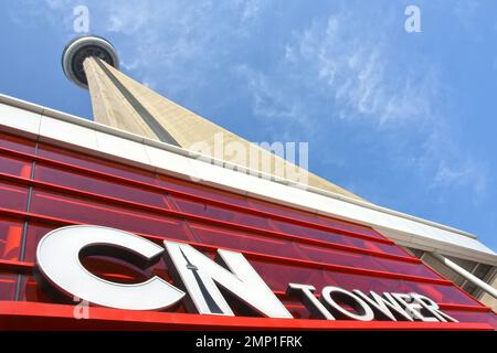 CN-Tower, Toronto, Kanada. Stockfoto