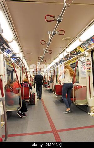 Iside A Subway, Toronto, Kanada Stockfoto