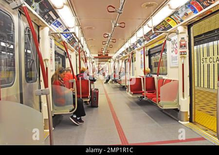 Iside A Subway, Toronto, Kanada Stockfoto