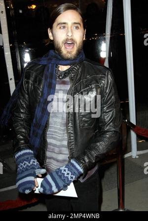 Jared Leto besucht die Premiere von „The Wrestler“ an der Academy of Motion Picture Arts and Sciences in Beverly Hills, Kalifornien. 12/16/08. Stockfoto