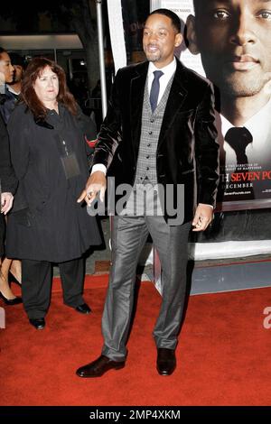 Will Smith kommt zur Premiere von Seven Pounds in Mann's Village in Westwood, Kalifornien. 12/16/08. Stockfoto