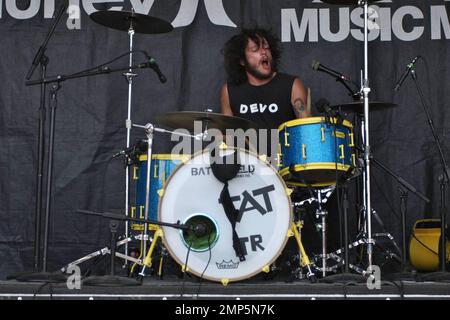 Die Tat tritt im Rahmen der Vans Warped Tour 2009 im Home Depot Center auf. Los Angeles, Kalifornien. 8/23/09. Stockfoto