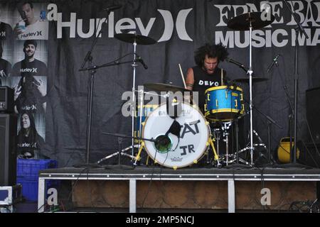 Die Tat tritt im Rahmen der Vans Warped Tour 2009 im Home Depot Center auf. Los Angeles, Kalifornien. 8/23/09. Stockfoto