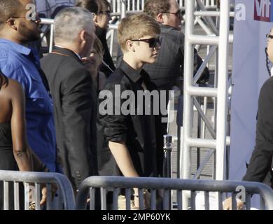 Justin Bieber bei den 2011 VH1 Do Something Awards im Palladium Hollywood in Los Angeles, Kalifornien. 14. August 2011. Stockfoto