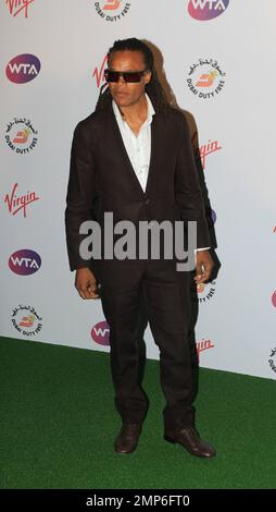 Edgar Davids bei der Pre-Wimbledon Party in den Kensington Roof Gardens in London, Großbritannien. 21. Juni 2012 . Stockfoto