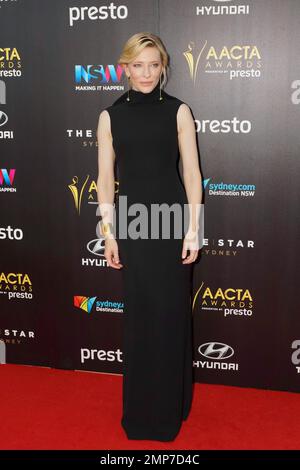 Cate Blanchett bei den AACTA Awards in Sydney, Australien. 9. Dezember 2015. Stockfoto